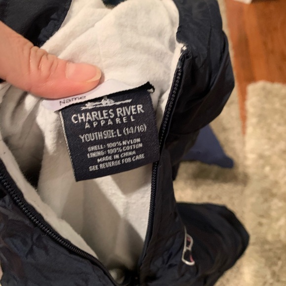 Southern Girl Prep Charles River Rain jacket navy - Picture 10 of 11